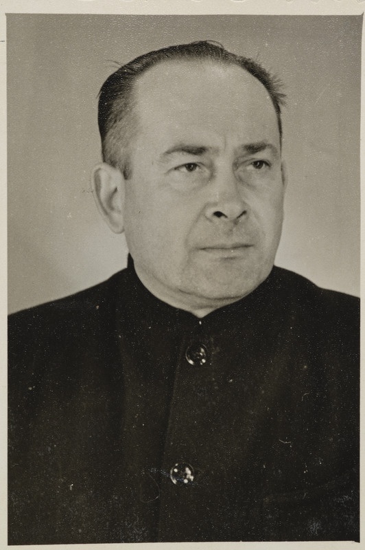 Tapa jaama auraamat: jaama autokäru juht August Kalda, portreefoto, 1950.-1960. aastad