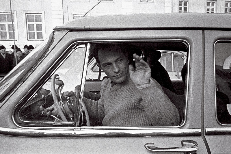 Tallinna vaateid Harju tänavalt ja autoralli start.