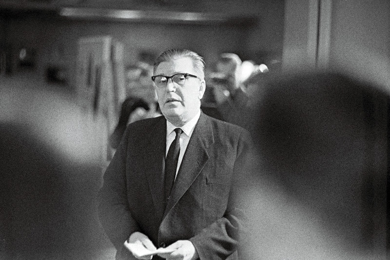 III vabariikliku fotonäituse "Eesti NSV fotokunst" avamine Kunstihoones ja näitusel.