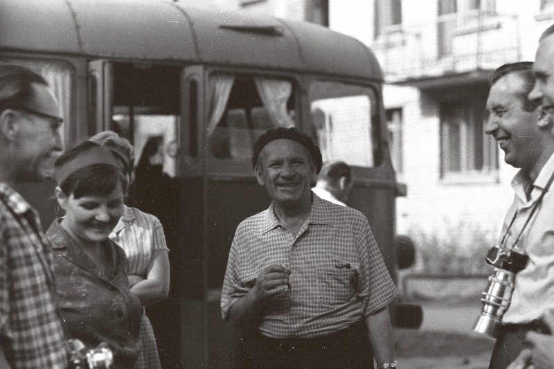 TFK liikmed Leningradis ekskursioonil.
