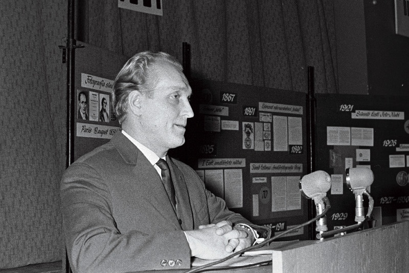 Eesti Fotograafia 125 aastapäeva tähistamise aktus Tallinna Kultuuriülikooli fotokunstifakulteedis.