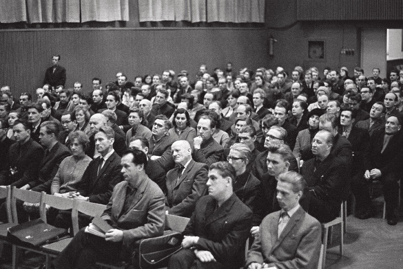 Eesti Fotograafia 125 aastapäeva tähistamise aktus Tallinna Kultuuriülikooli fotokunstifakulteedis.