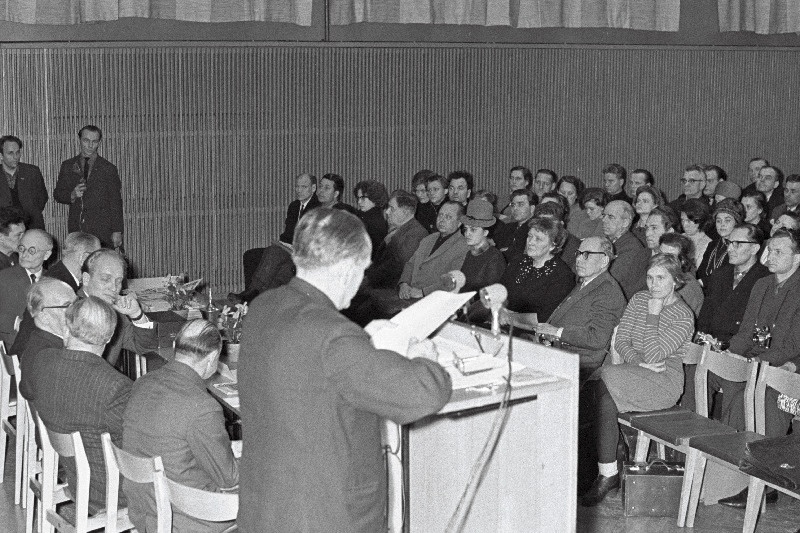 Eesti Fotograafia 125 aastapäeva tähistamise aktus Tallinna Kultuuriülikooli fotokunstifakulteedis.