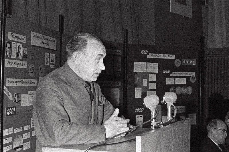 Eesti Fotograafia 125 aastapäeva tähistamise aktus Tallinna Kultuuriülikooli fotokunstifakulteedis.