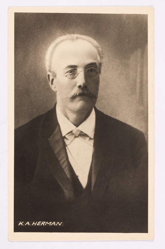 Karl August Hermann - helilooja ja keeleteadlane. Portreefoto