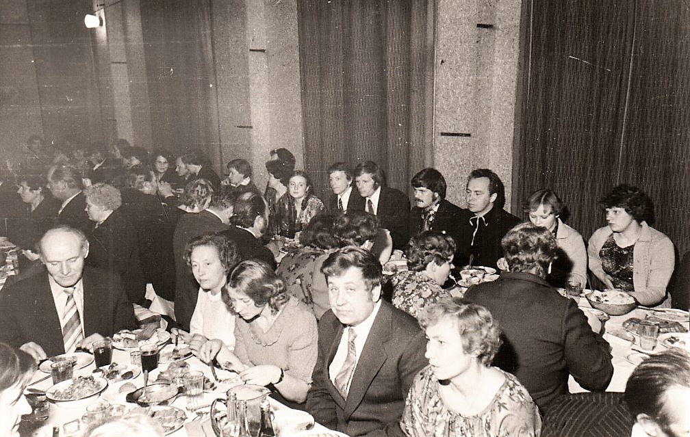 Iisaku sovhoosi lõikuspidu 1980.