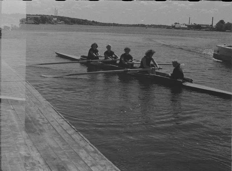 Eesti NSV esivõistlused sõudmises Pärnus.