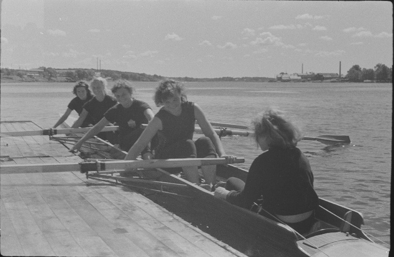 Eesti NSV esivõistlused sõudmises Pärnus.