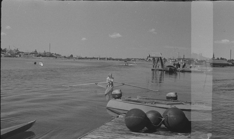 Eesti NSV esivõistlused sõudmises Pärnus.