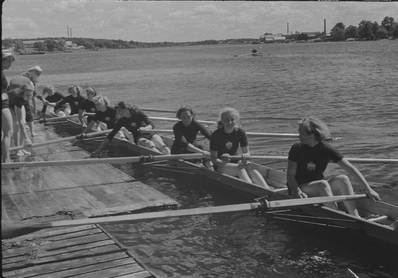 Eesti NSV esivõistlused sõudmises Pärnus.