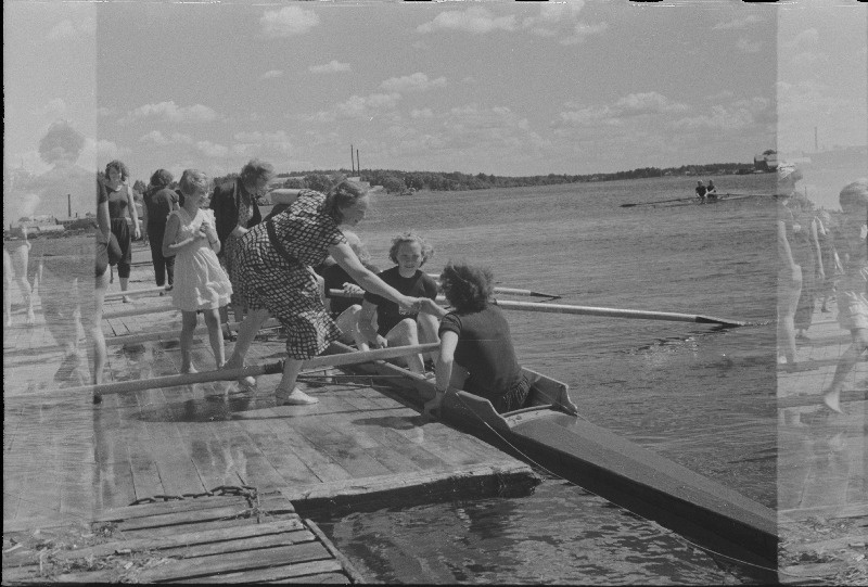 Eesti NSV esivõistlused sõudmises Pärnus.