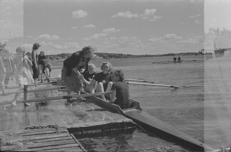 Eesti NSV esivõistlused sõudmises Pärnus.