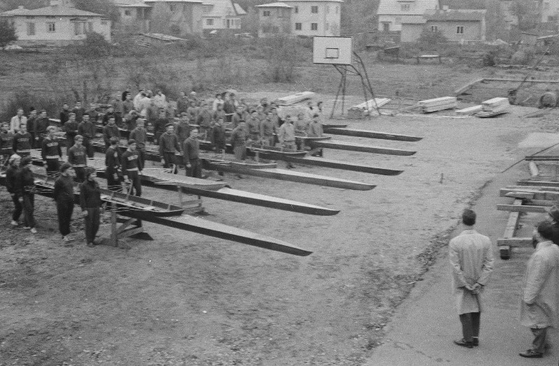 Sõudmise 8+ paatide sügisregatt Tartus.