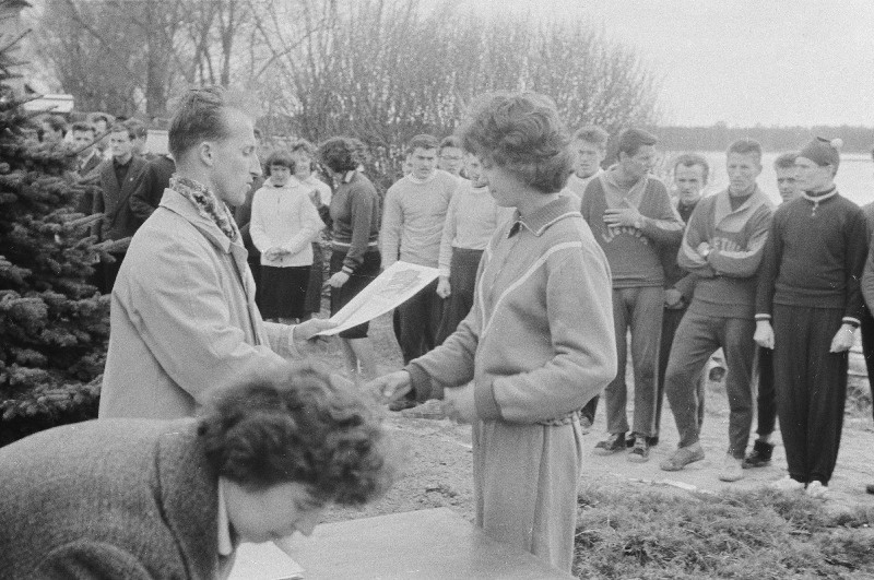 Riia, Vilniuse ja Tartu sõudjad Jurmalas.
