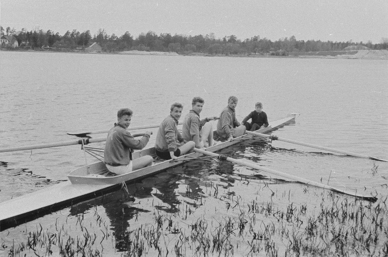 Riia, Vilniuse ja Tartu sõudjad Jurmalas.