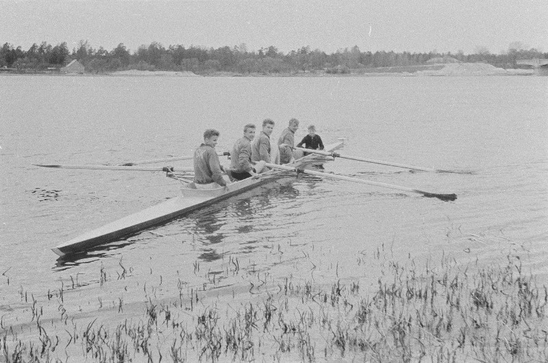 Riia, Vilniuse ja Tartu sõudjad Jurmalas.