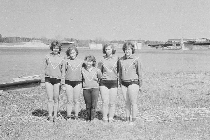 Riia, Vilniuse ja Tartu sõudjad Jurmalas.