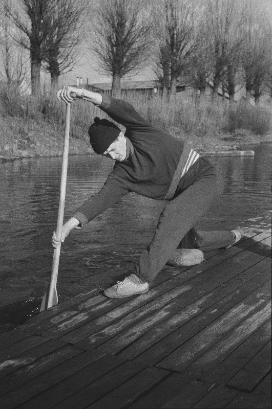 Sõudmine Emajõel.