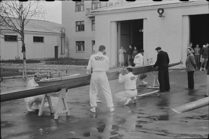 VI Ülemaailmne Noorsoofestival Moskvas. Sõudjad Egiptusest.