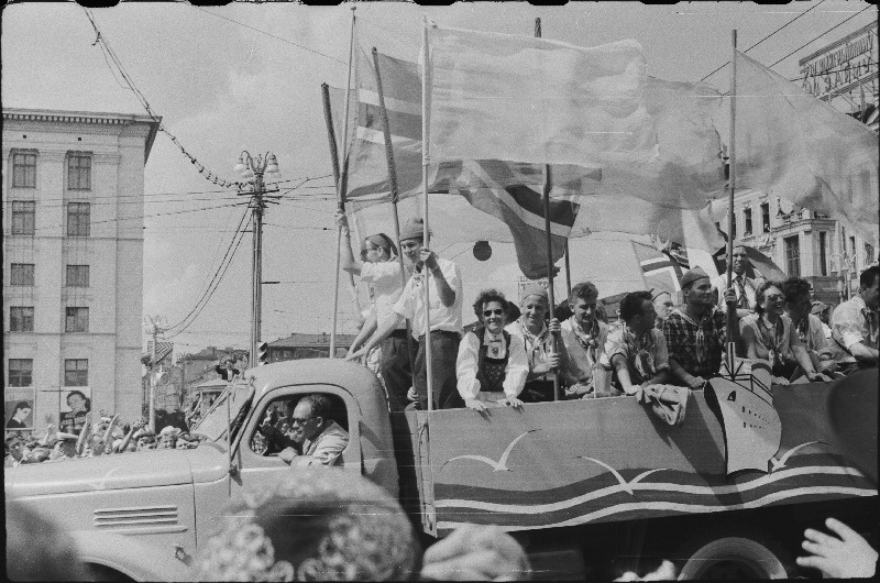 VI Ülemaailmne Noorsoofestival Moskvas.