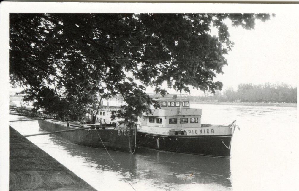 skeppet på Donau vid Bratislava
