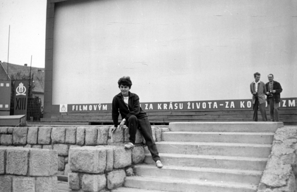 An open-air cinema in Bratislava, Slovakia. The photo was donated by Judit Váradi.