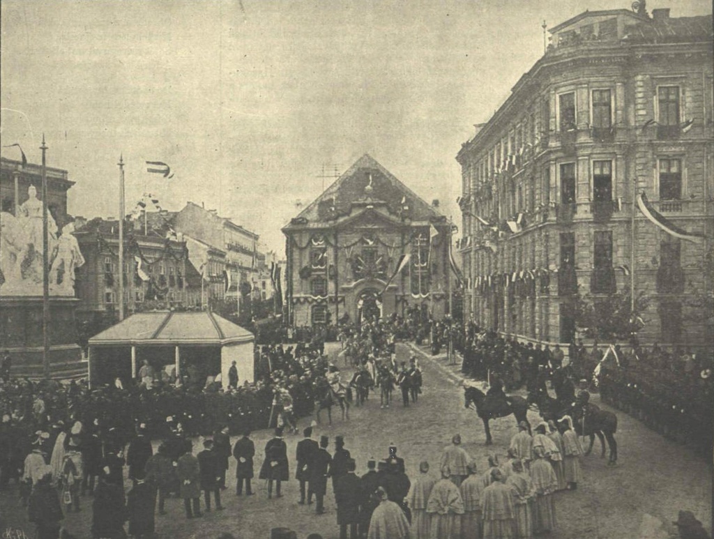 Klösz György Mária Terézia emlékműve Pozsony Fadrusz 1897-21 - The inauguration of the Maria-Theresa Monument in Bratislava (then Pozsony)
