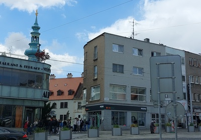 Michaeler-Tor in Bratislava - lang rephoto