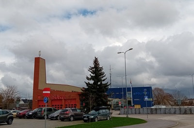 Linna uus tuletõrjedepoo rephoto