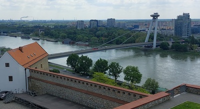 Danube bridge - Danube_bridge.Bratislava rephoto