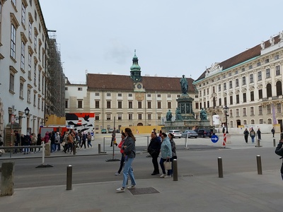 Vienna. Burgmusic rephoto