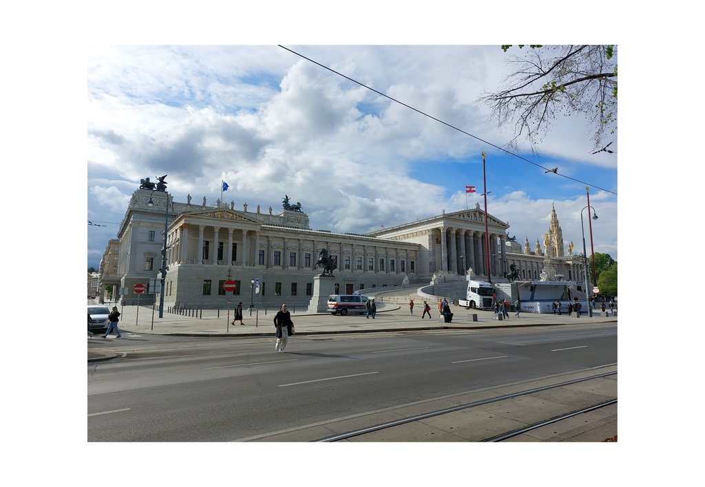 Parliament, Vienna rephoto