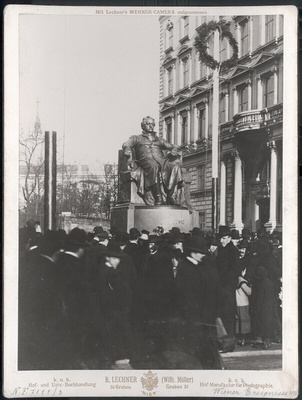 Unveiling of the Goethe Statue in Vienna -  duplicate photo