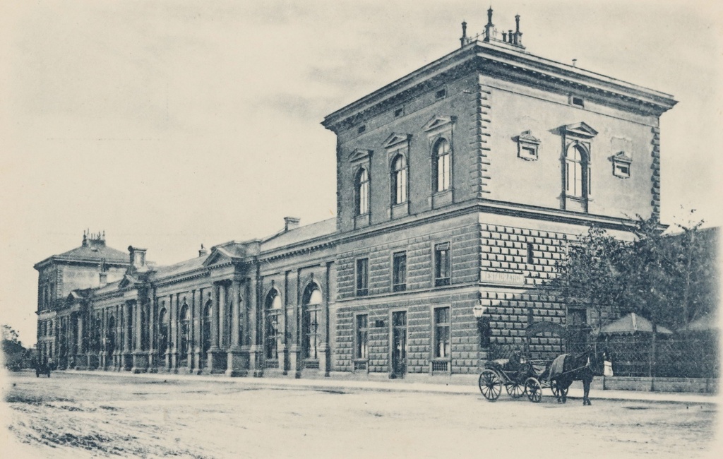 Vienna aspangbahnhof1905 - Vienna (Austria) - 3., Aspangstraße - Aspang railroad station, picture postcard