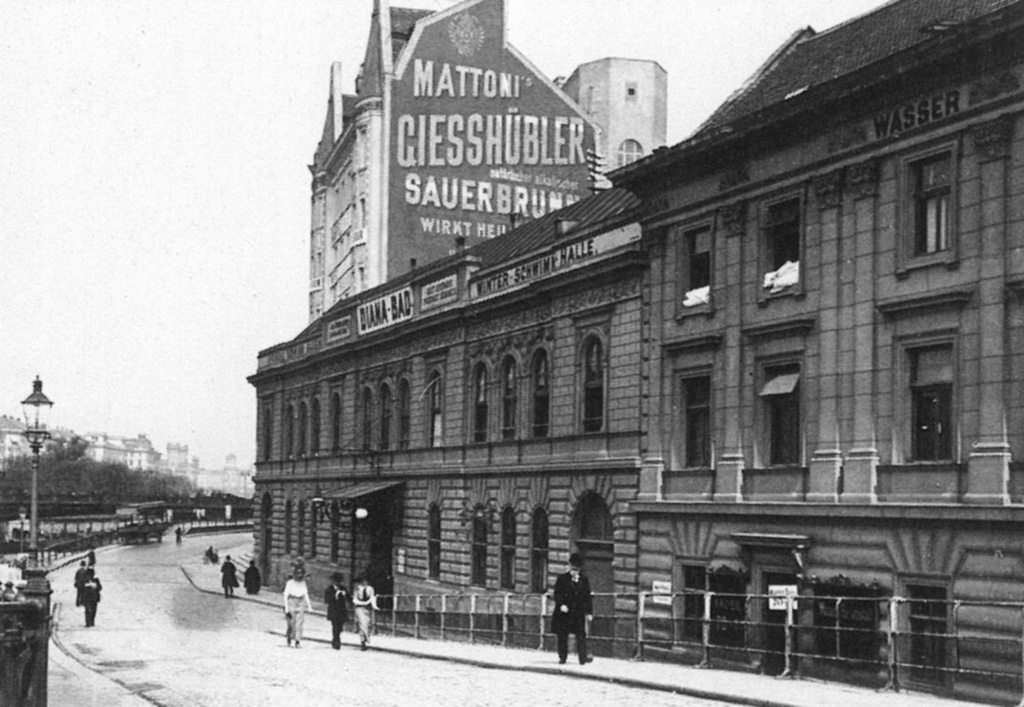 Dianabad-um-1812 - de: Das Portal des alten Dianabades 1912