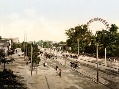 Flickr - …trialsanderrors - The Wurstelprater, Vienna, Austria-Hungary, ca. 1895 - Photochrom print by Photoglob Zürich, between 1890 and 1900.
From the Photochrom Prints Collection at the Library of Congress
More photochroms from Austria-Hungary | More photochrom prints

[PD] This picture is in the public domain  duplicate photo