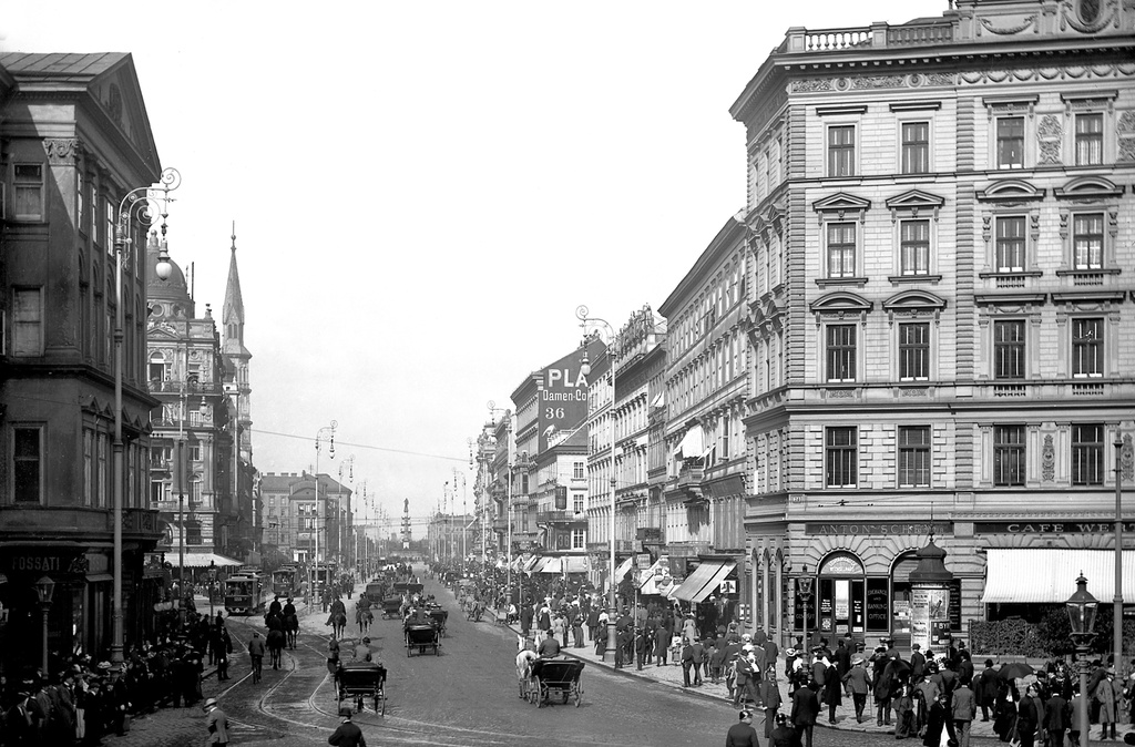 Praterstraße, ~1905 - lang
