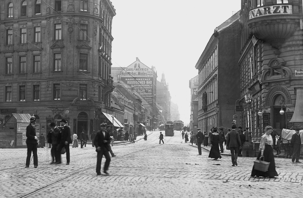 Fasangasse - Rennweg, ~1905 - lang