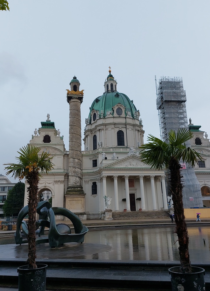 Karls Church, Vienna rephoto