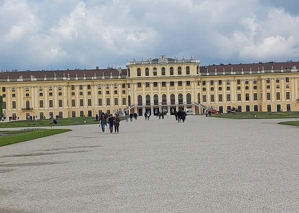 Foto Schönbrunni loss Viinis 06.07.1938 rephoto