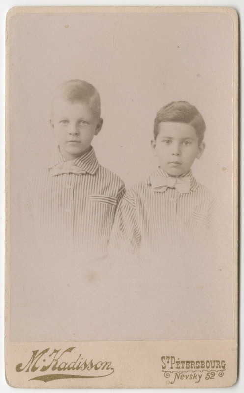 4-aastased Georg Bidder ja Helmut Gurland