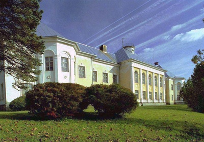 New school building of the Porkuni Kurtide School rephoto