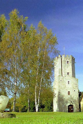 Porkuni Fortress Gate Tower, current Paemuuseum building rephoto