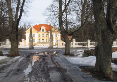 Vaade Palmse mõisale Lahemaa Rahvuspargis. rephoto