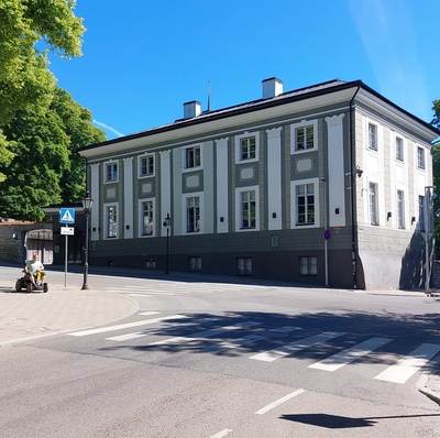 Endine komandandimaja Toompea ja Nõukogude tänava nurgal. rephoto