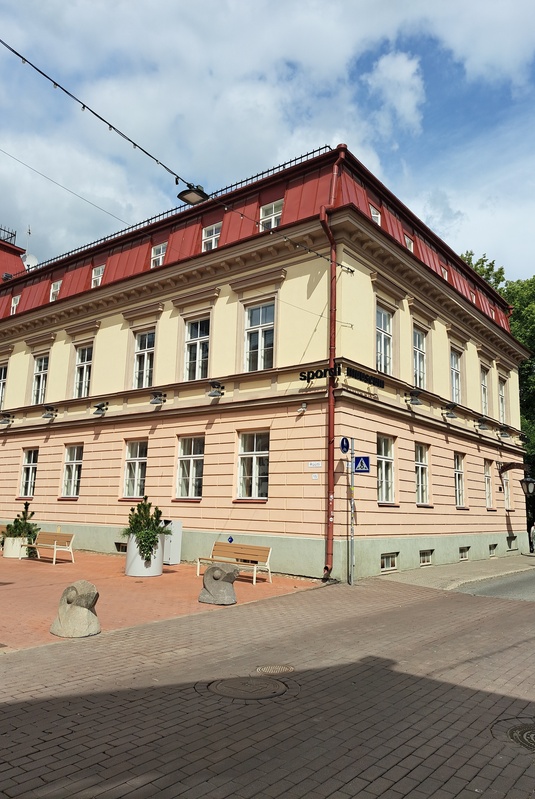 Eesti spordimuuseumi - endise Tartu Postimaja hoone restaureerimine Koger ja Partenrite poolt rephoto