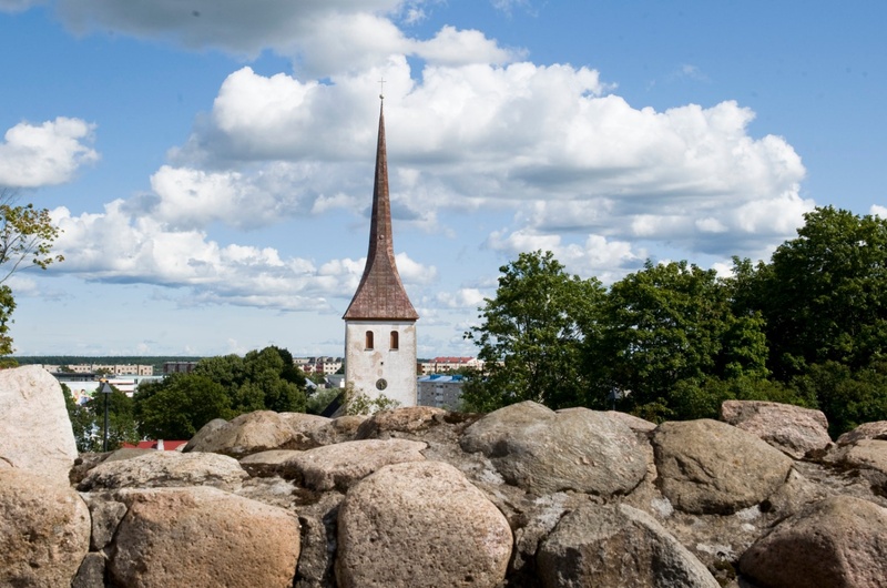 Rakvere. Vaade linnale Vallimäelt rephoto