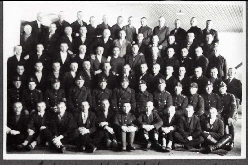 Eesti Vabariigi Scoutspataljoni 1. kompanii noorsõdurid.