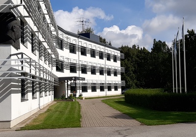 Tõravere observatooriumi peahoone ehitus. rephoto