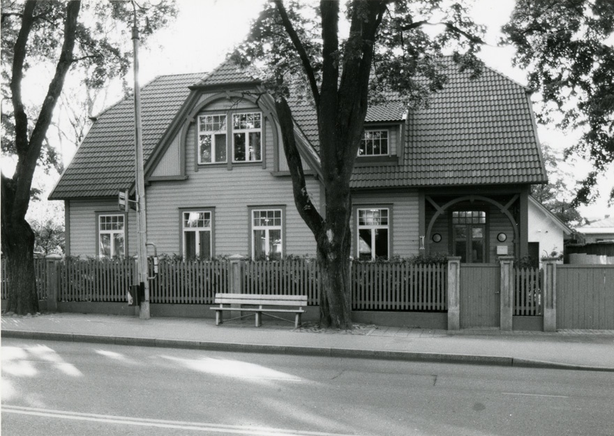 Elamu Tartus, vaade tänavalt. Arhitektid J. Schiffer, H. Seydenbach